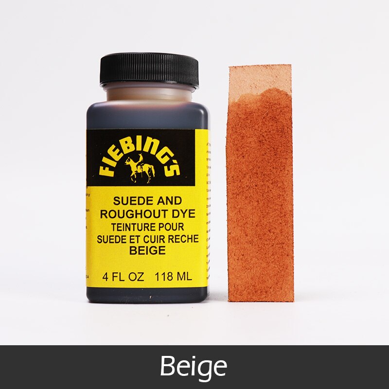 Peinture pour daim, teinture de fourrure et de cuir, colorant pour chaussures, DIY bricolage, 118ml, 19 couleurs disponibles: Beige-118ml
