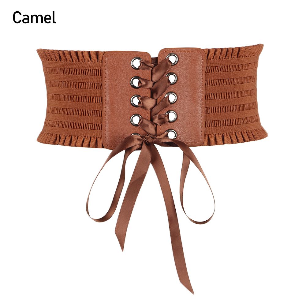 Retro Women's Shaping Underwear Abdomen Waist Corset Adjustable Rose Embroidery Girdle Belt Dress Ladies Skinny Slim Belt: 4