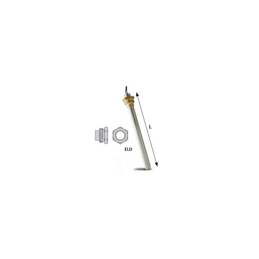 Poêle résistance granule 9.9x140x280Wx230VxLC500 3/8"