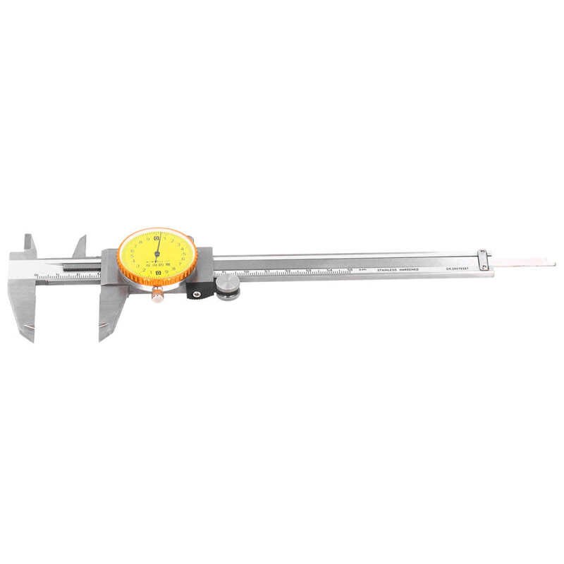 Dial Vernier 0-150mm Measuring Range 0.02mm Precise Dial Caliper Stainless Steel Vernier with Table Caliper