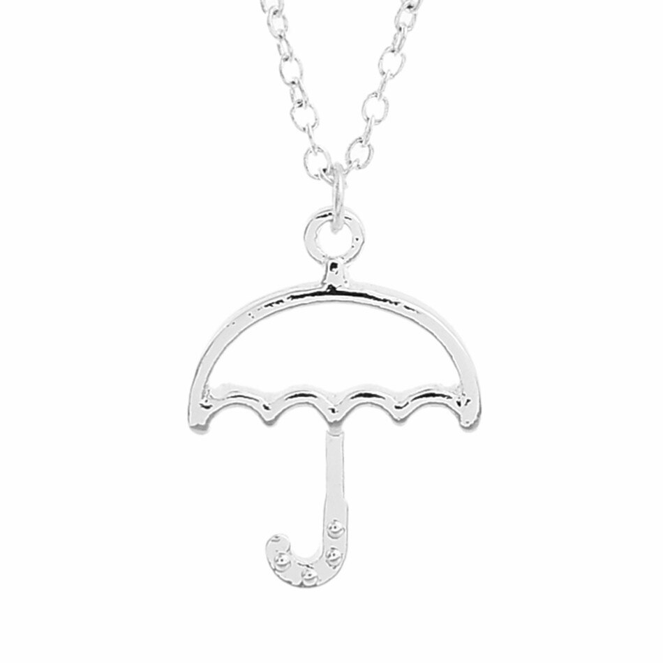 Holle Paraplu Parasol Charm Ketting Zon & Regenkleding Brolly Ketting Sieraden Voor