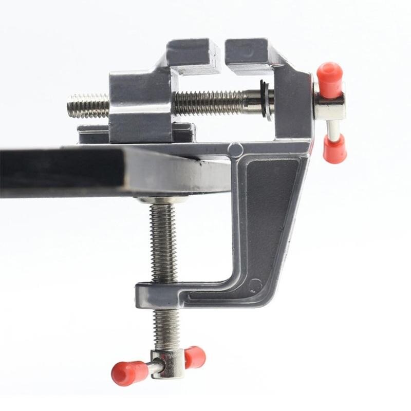 Multifunctional Jewelers Vice Cast Iron Bench Vise Vise Hand On Anvil Hobby Table With Large Clamp-On Tool Bench Mini Clamp R6Q9
