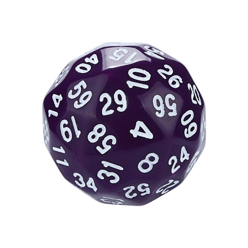 6Pcs würfel sets perfekte für TRPG spiel liebhaber neue poly würfel d60 16mm dados poliedricos dadi da gioco würfel d60 30A20