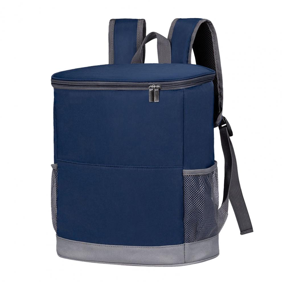 35L extra grote thermische voedselzak, rugzak, koeltas, koelkastdoos, vers houden van voedsel, levering, rugzak, geïsoleerde koeltas: Blauw
