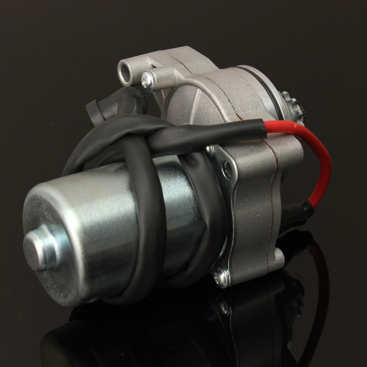 12 Teeth 3 Bolt Electric Starter Motor For 90cc 110cc 125cc 4-Stroke Electric Start Engine Motorcycle Bikes ATV Quad Go kart
