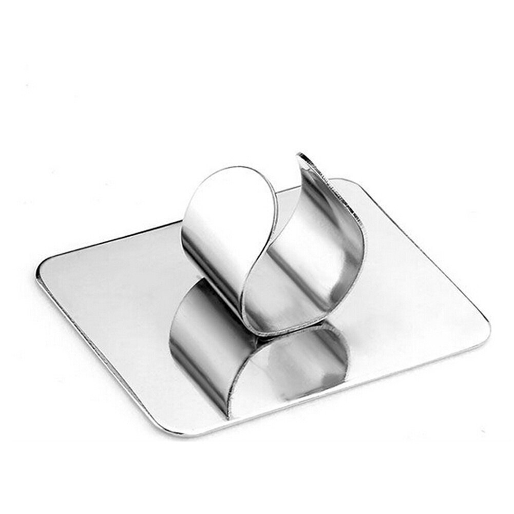 Nail Art Makeup Cosmetic Stainless Steel Paint Mixing Palette Ring Tool