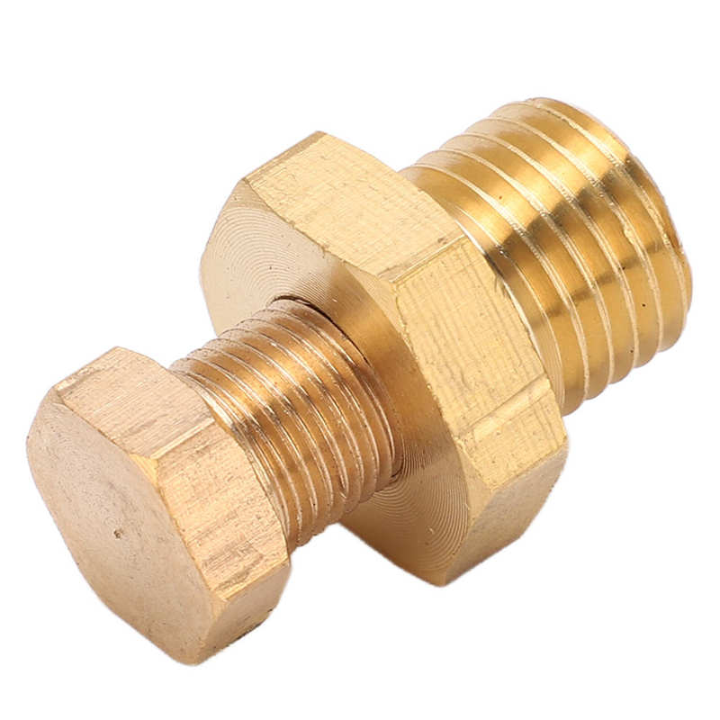 Oil Sump Plug Adapter Universal M14x1.5 Metal Oil Pan Plug Adapter for Car