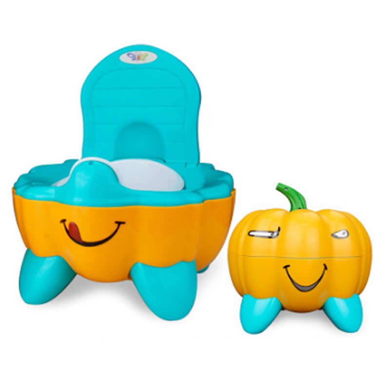 Baby Potje Toilet Seat Cartoon Plastic Pot Wc Draagbare Auto Potje Stoel Leuke Pompoen Lade Training Potty Kinderen Wc