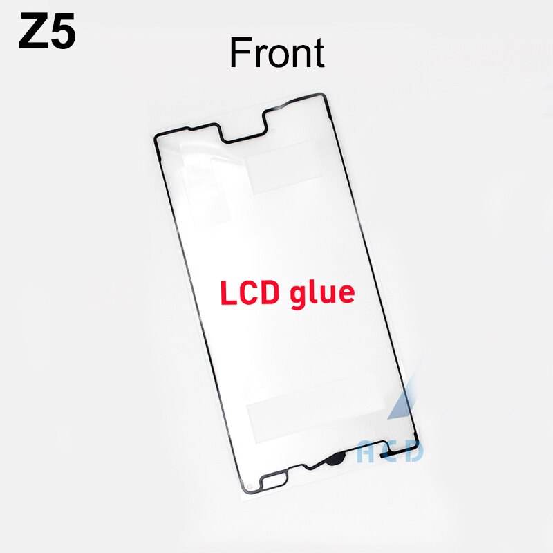 Dower Me 5 ensembles/lot avant LCD affichage arrière batterie couverture imperméable adhésif ensemble complet ruban autocollant pour SONY Xperia Z5 E6633/53/83: 5x Front
