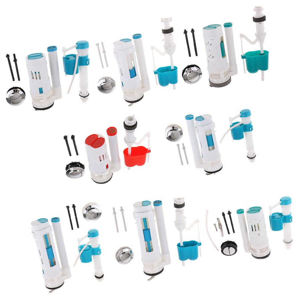 Various Toilet Fill Valve Drain Flush Valve WC Toilet Replacement Kits SET Toilet Seats