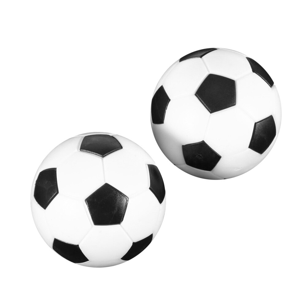 Table Soccer Balls (Foosballs) - Set Of 12 Black & White Engraved Balls