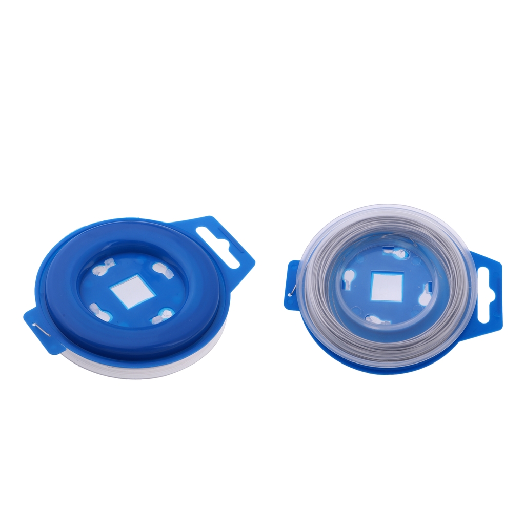 2x ruostumaton lanka kaapeli turvalukitus siderulla kela 0.8mm x 25 '