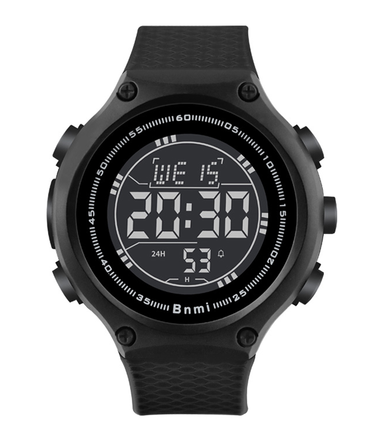 Sporthorloge voor heren Lichtgevende digitale horloges Datum Weekweergave Originele waterdichte horloges Geavanceerde herenklok Cadeau