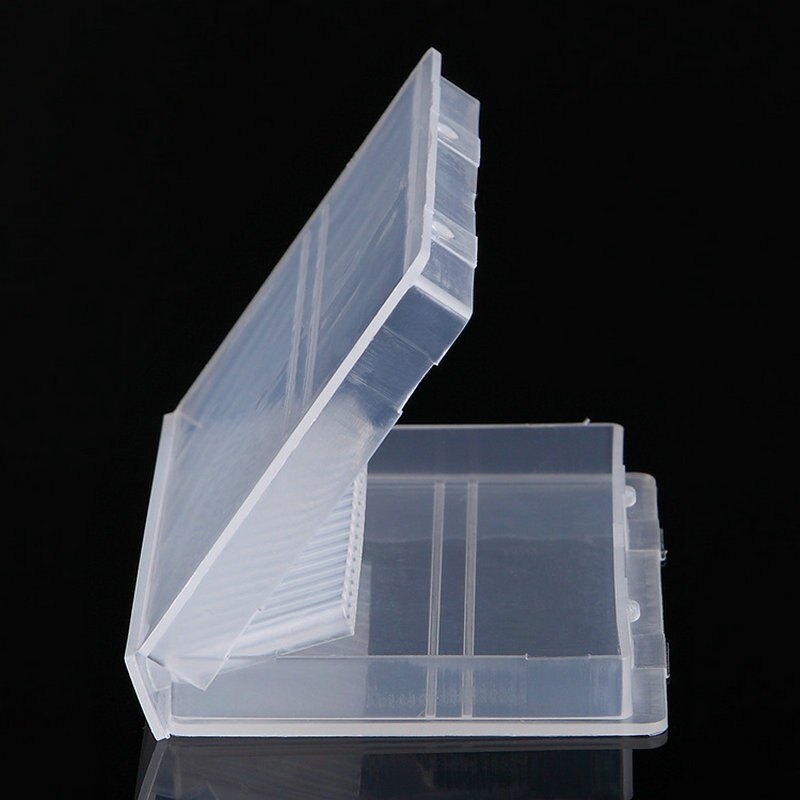 1pc gennemsigtige akryl søm bore boks 20 huller plast display stand beholder til 3/32 " bits bor udstilling