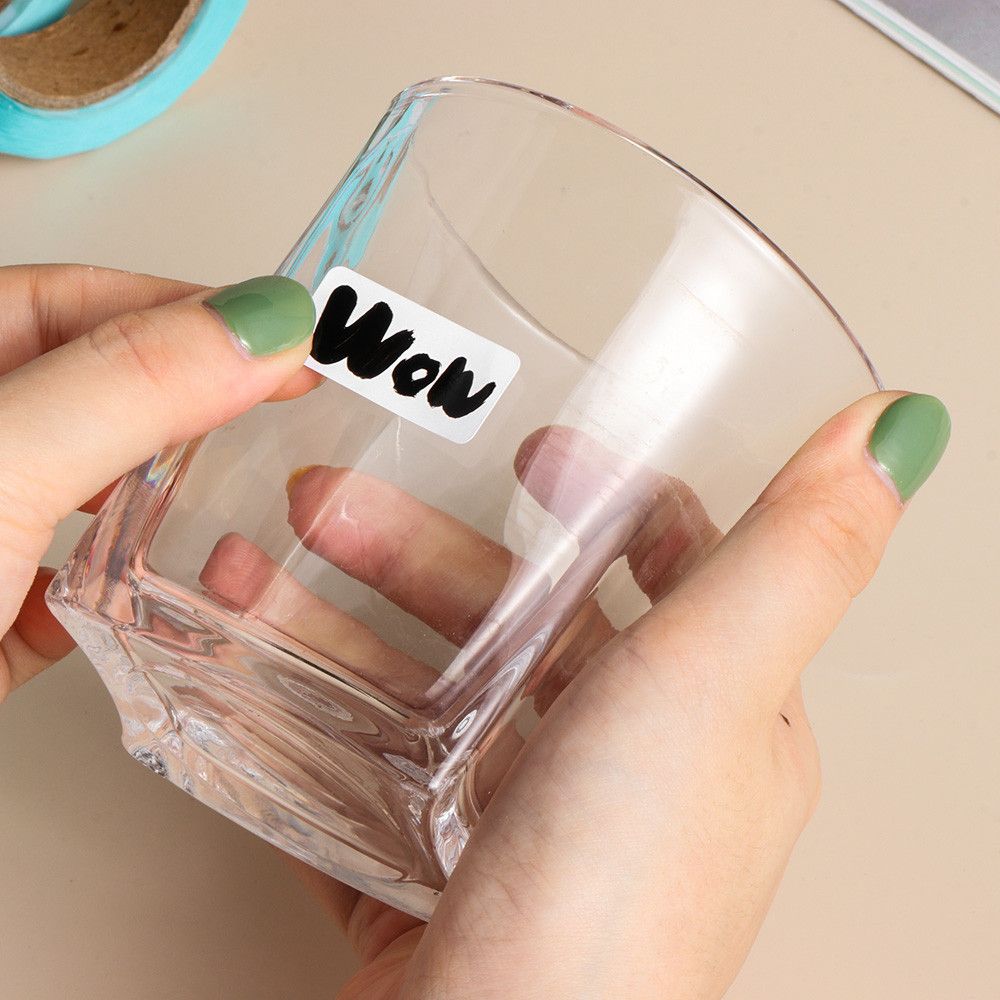 1000pcs/Roll Adhesive Thermal Label Sticker Paper Supermarket Price Blank Label Direct Print Waterproof