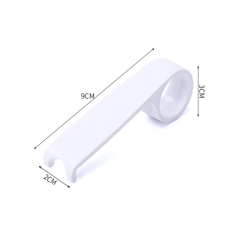 Badkamer Benodigdheden Lifting Apparaat Raak Cartoon Slak Abs 1Pcs Wc-deksel Handvat Draagbare Seat Lifters Voor Huishoudelijke: WHITE