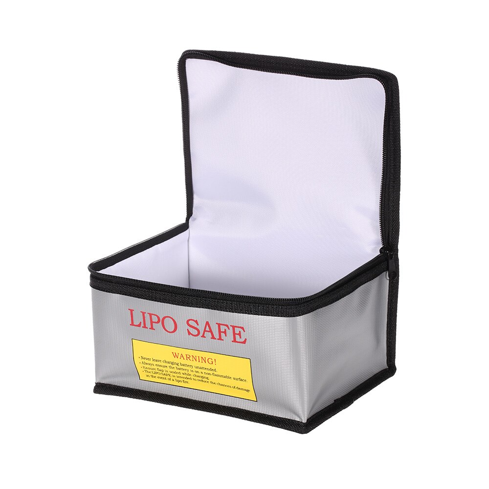 RC LiPo Battery Safety Bag - 22x16x12cm - Glass Fiber - Fireproof Charging Guard