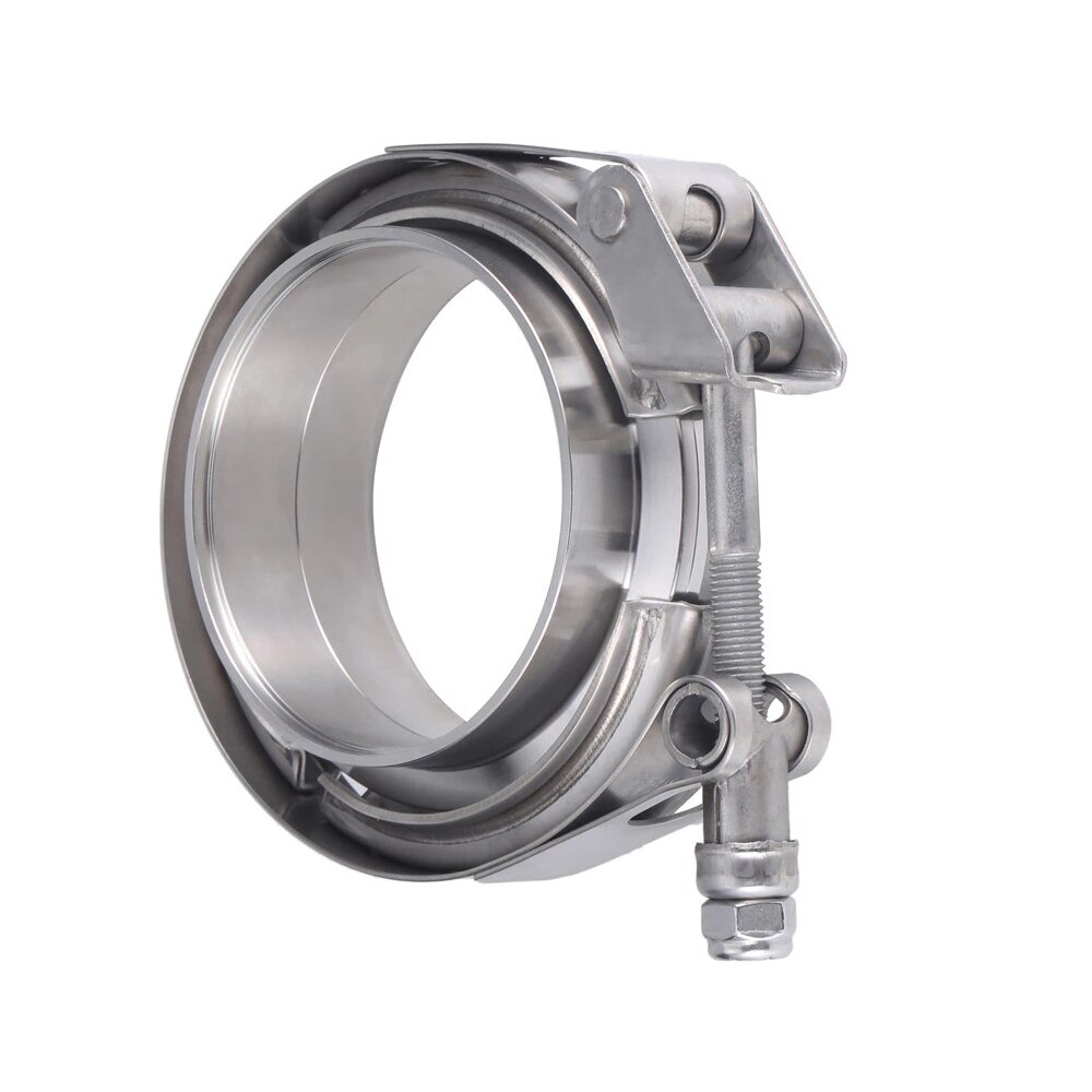 Stainless steel hand polished 2 inch male and female step flange Quick V band clamp flange set