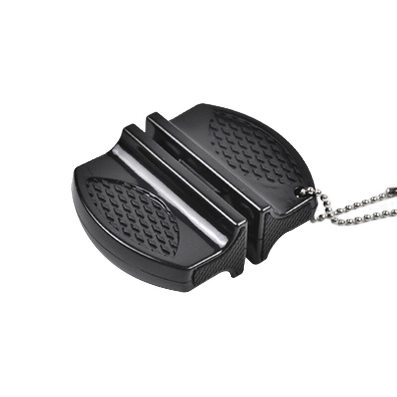 Afilador de cuchillos de 4 etapas para cuchillos rectos, tijeras de cocina, piedra de afilar, amoladora de cerámica de diamante, restaurar y pulir cuchillas: Type 2 black