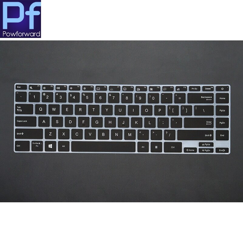 for Asus ZenBook 14 UX425 UX425J UX425JA 14 inch Silicone laptop Notebook Keyboard Cover skin Protector Protective film: black