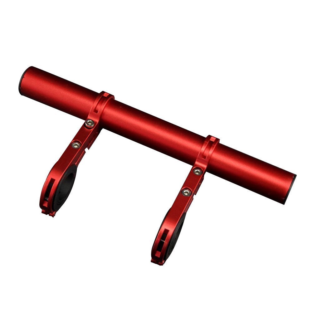 Motorsykkel sykkelstyr sykkel lommelykt holder håndtak sykkel tilbehør forlenger monteringsbrakett: Rød b