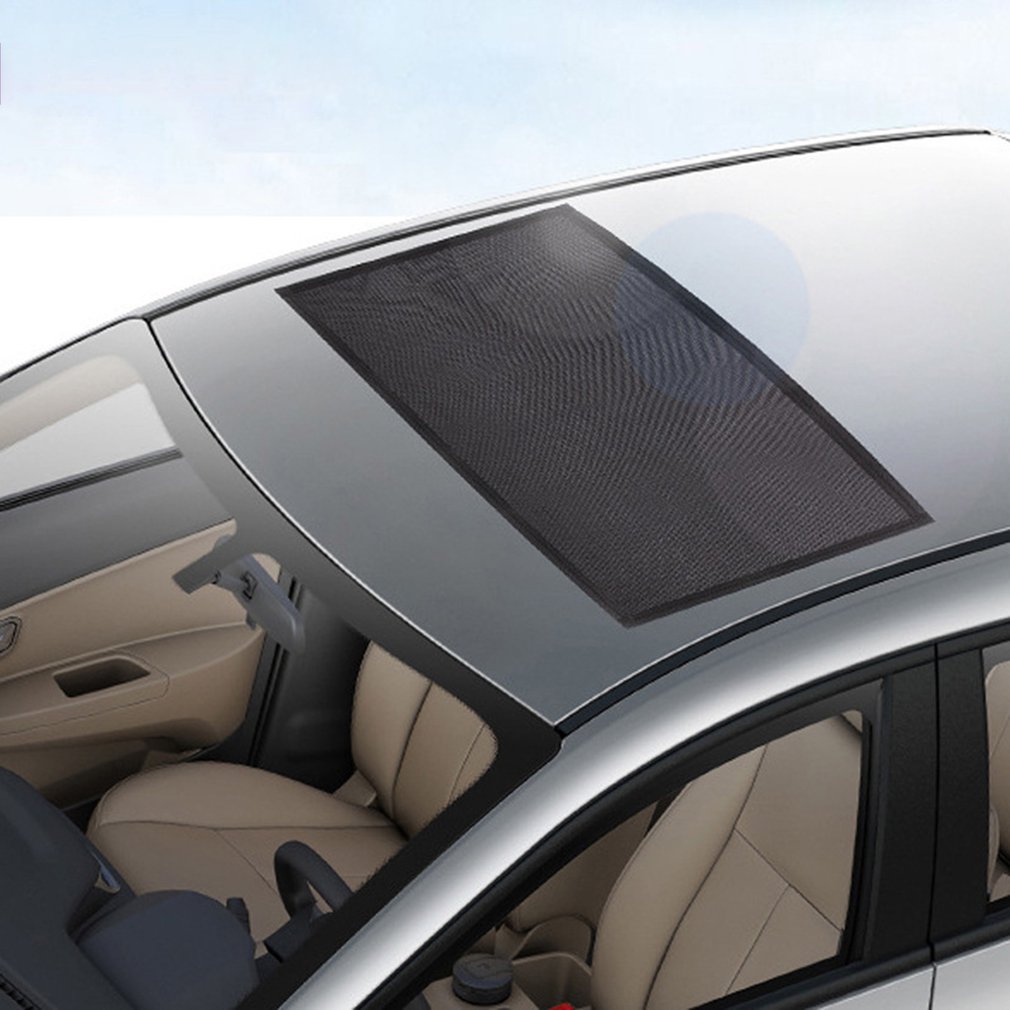 Car sunroof anti-mosquito screens magnetic car sunroof shade curtains outdoor car anti-mosquito screens
