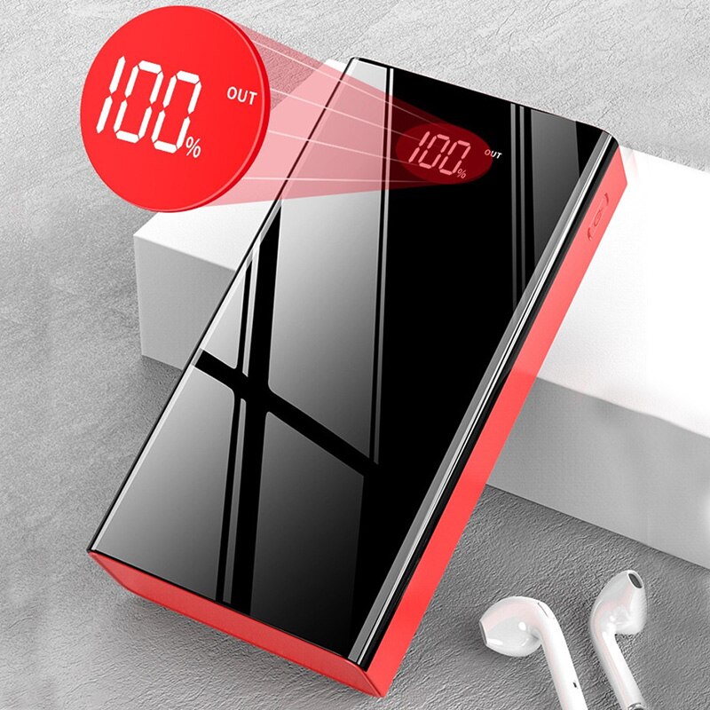 80000 Mah Draagbare Oplader Led Met Zaklamp Digitale Display Poverbank Powerbank 80000 Mah Externe Batterij Voor Iphone Xiaomi
