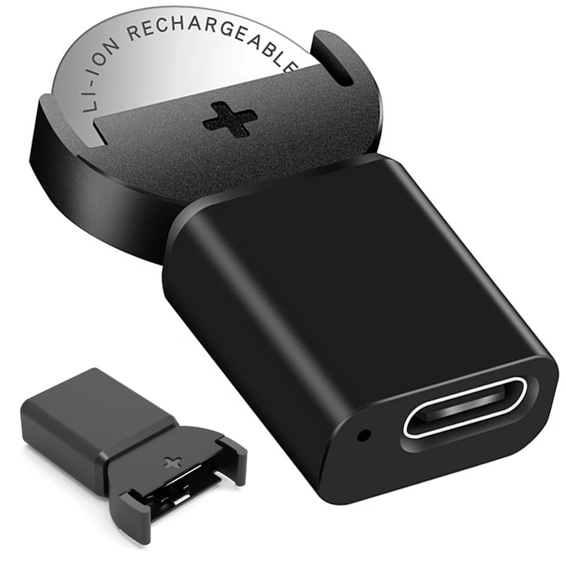 USB Type C Plug Lithium 2032 Battery Adapter For LIR2032 LIR2025 ML2032 ML2025 CR2032 Coin Button Cell Battery Fast Charger