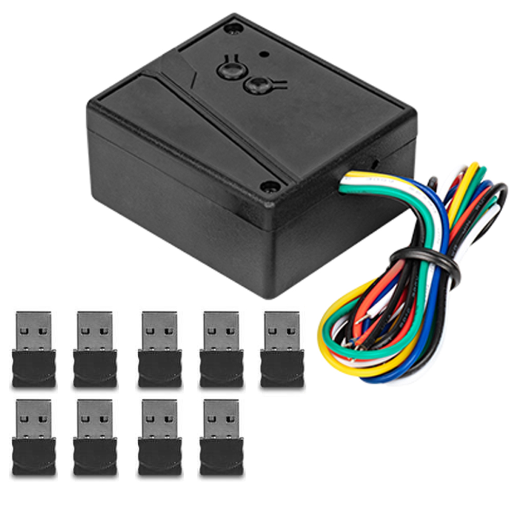 Empfänger zum Öffnen der Garagentor, Empfänger für das Automatisierungssystem zur Zugangskontrolle zu Hause, 2,4-G-Bluetooth-Verbindung, USB-Anschluss-Öffnungsgerät: Blau
