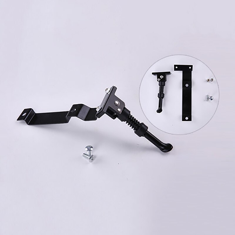 Balans auto scooter aluminiumlegering dikke standaard parkeerstandaard beugel met schroef zwarte balans auto accessoires voetsteun