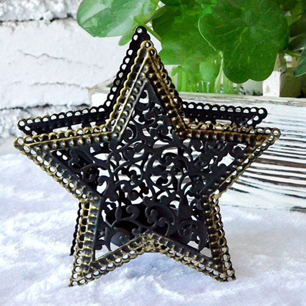 Kerstdecoratie marokkaanse kaarsenhouder woonwinkel bar 2 stuks