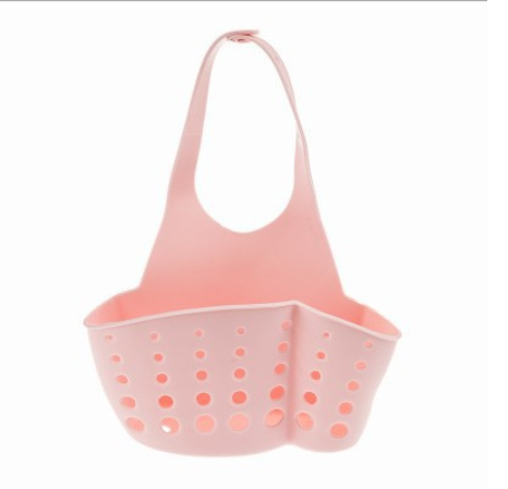 Porte-éponge de selle pour évier Double, égouttoir, blanc/gris: B-pink