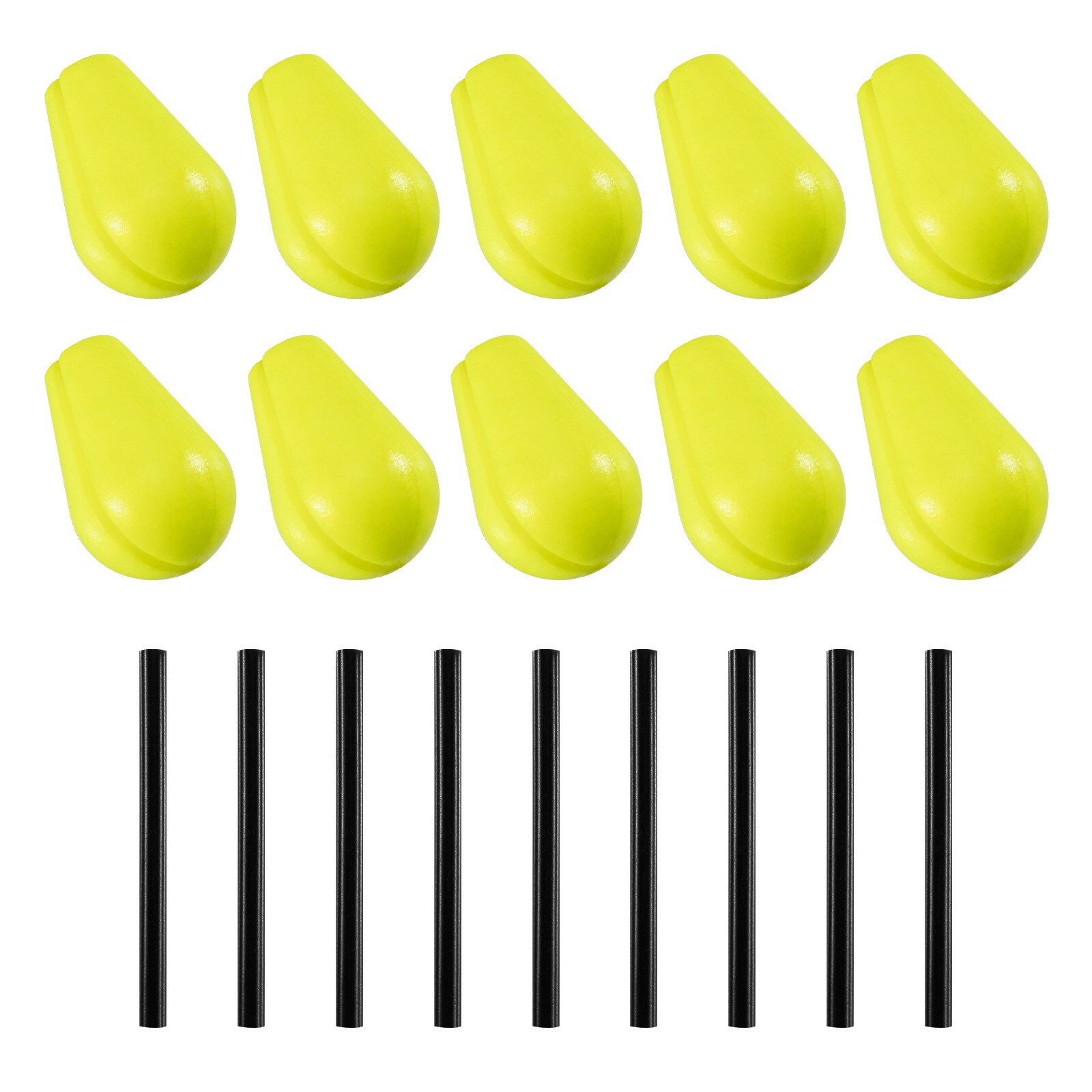 Pink Bobbers 10-Pack Fishing Slip Bobbers - Hard ABS Oval Stick Floats For Crappie, Trout & Bass Fishing PATIKIL Slip Float ABS Oval Stick Crappie Trout - View #2