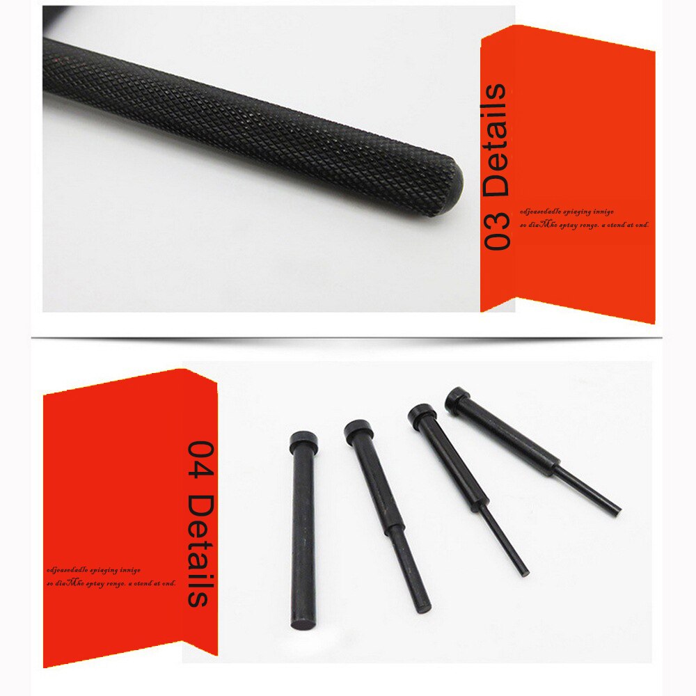 13PC Bicycle Timing Chain Removal Tool Motorcycle Riveting Repair Universal Tool Timing Chain Breaker Set Bicycle Repair Tool