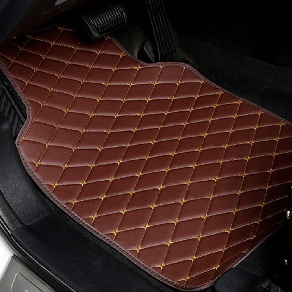 Universal Car Floor Mats Front & Rear Carpet Universal Auto Mat All Weather Waterproof For Car Truck SUV