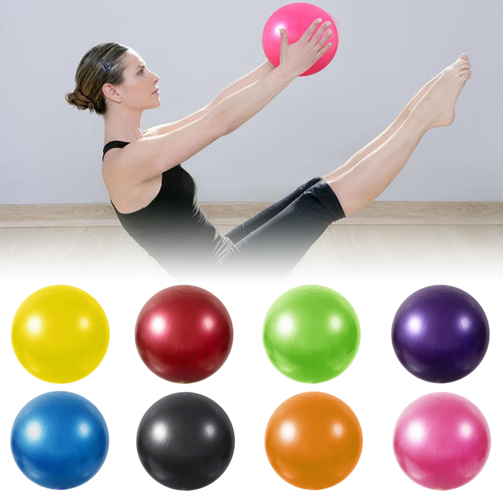 25 cm druckfeste, explosionsgeschützte yoga-übungsbälle mit durchmesser für gymnastik, pilates, balance, fitness und heimtraining