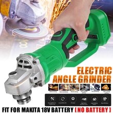 3 Speeds 11000rpm Brushless Electric Angle Grinder 100mm Rechargeable Angle Grinder Grinding Machine for Makita 18V Battery