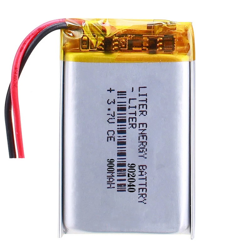 3.7V Lithium Polymer Li-Po li ion Rechargeable Battery 902525 Lipo cells For Electrograph Bluetooth speaker: Grey