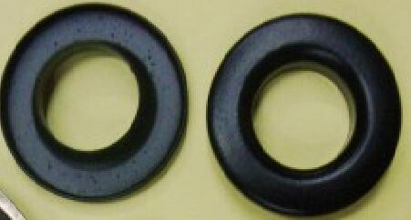 500 sæt 4mm indvendige diameter kobber øjer knapper tøj tilbehør bandbag fund/ guld øje/sort øje: Sort nikkel