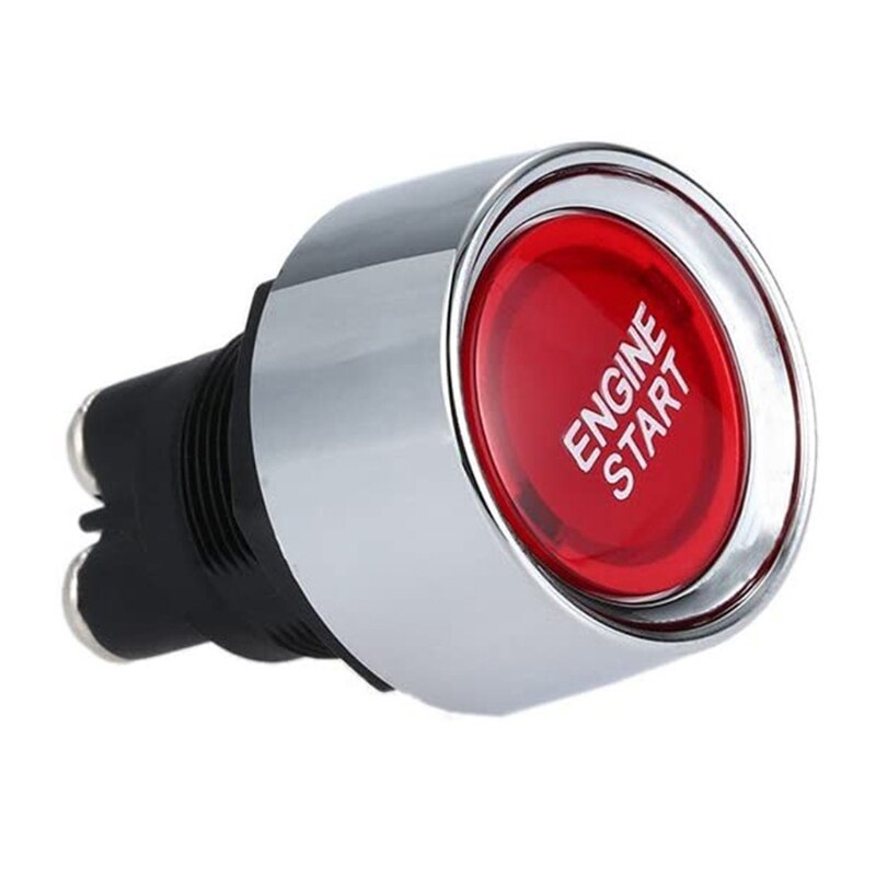 Durable Instantaneous Engine Start Button Switch for Easy Nighttime Visibility Looks Cool Suitable for Car Assembly
