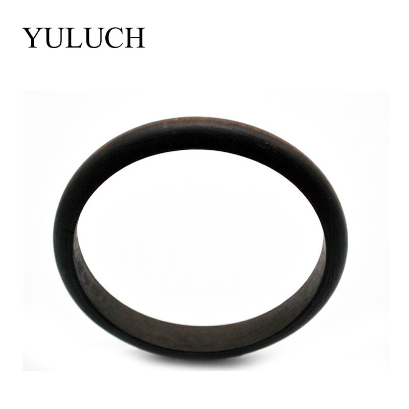 Yuluch diy artesanal de madeira natural simples pulseiras pulseira de madeira jóias grandes pulseiras para mulher