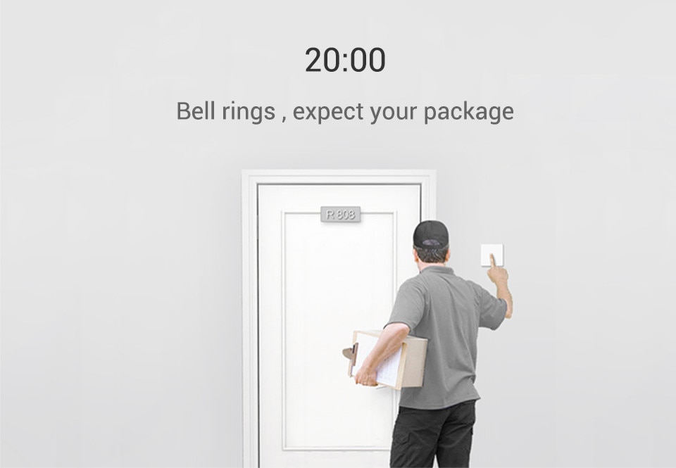Aqara Xiaomi Smart wireless Switch wifi wireless doorbell zigbee sensor smart home kits work Mi home mijia app