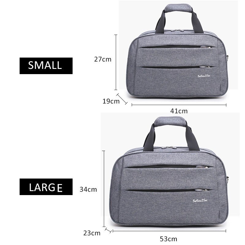 Men Travel Handbag Weekend Carry on Luggage Bags Men Duffel Shoulder Bag Luggage Overnight Gray maletas de viaje