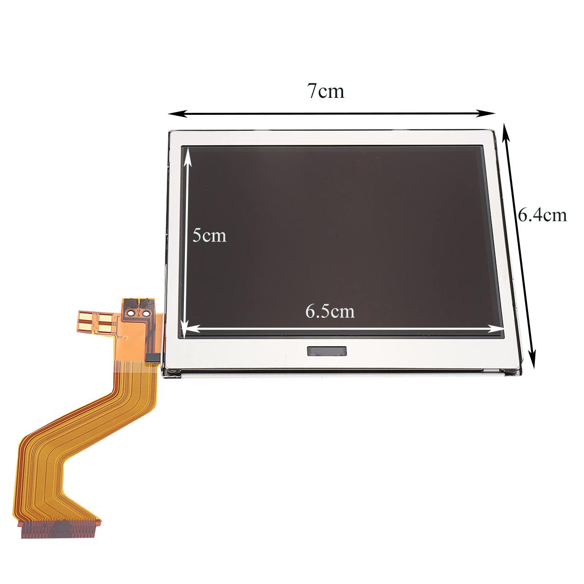 Pantalla LCD para Nintendo-DS-Lite, pieza de reemplazo de la pantalla LCD para reparación de pantalla defectuosa, 1 unidad