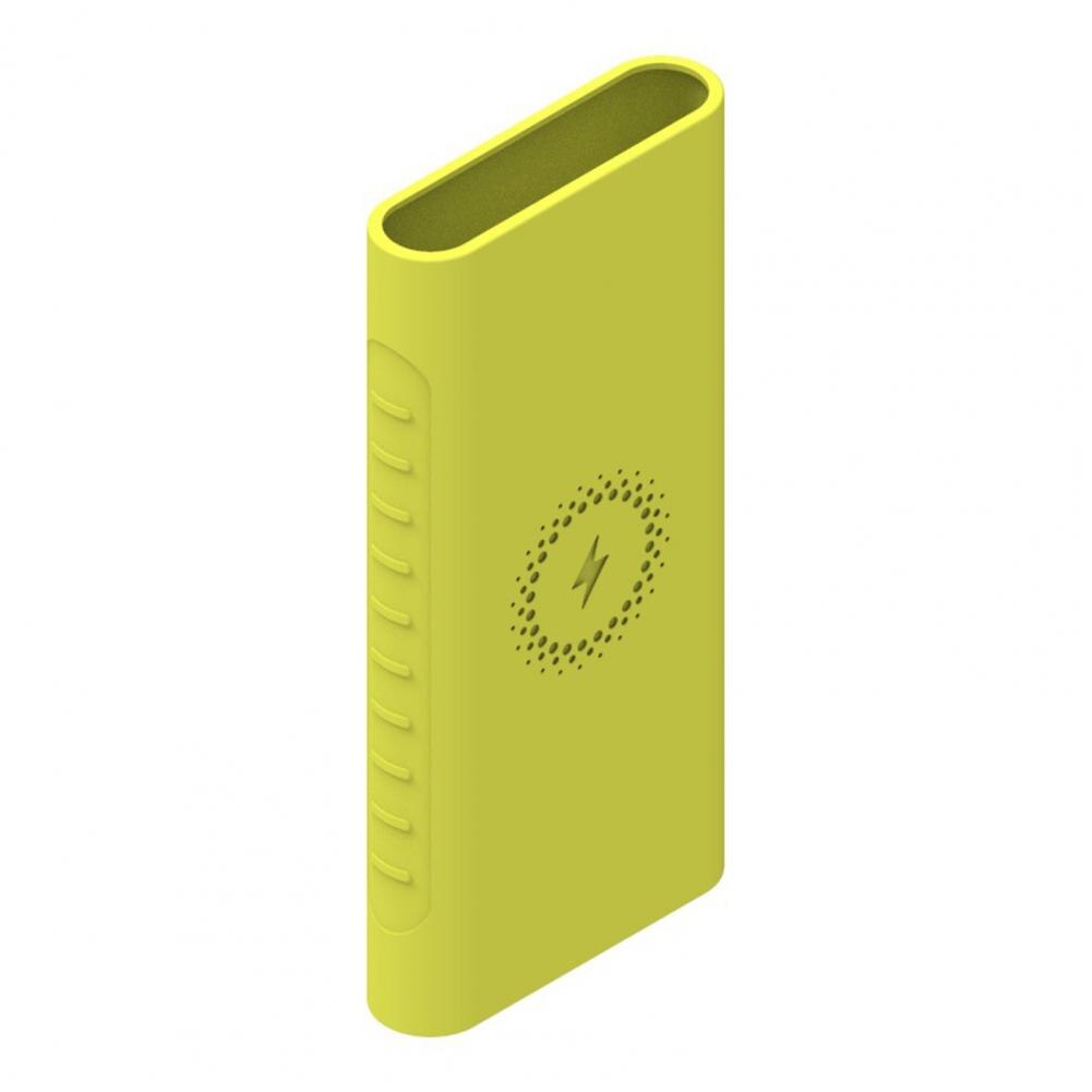 Protetor de silicone para celular xiaomi, proteção de silicone suave anti-queda da moda, verde, para geração de energia móvel de xiaomi, 3 10000mah, proteção rápida: Verde