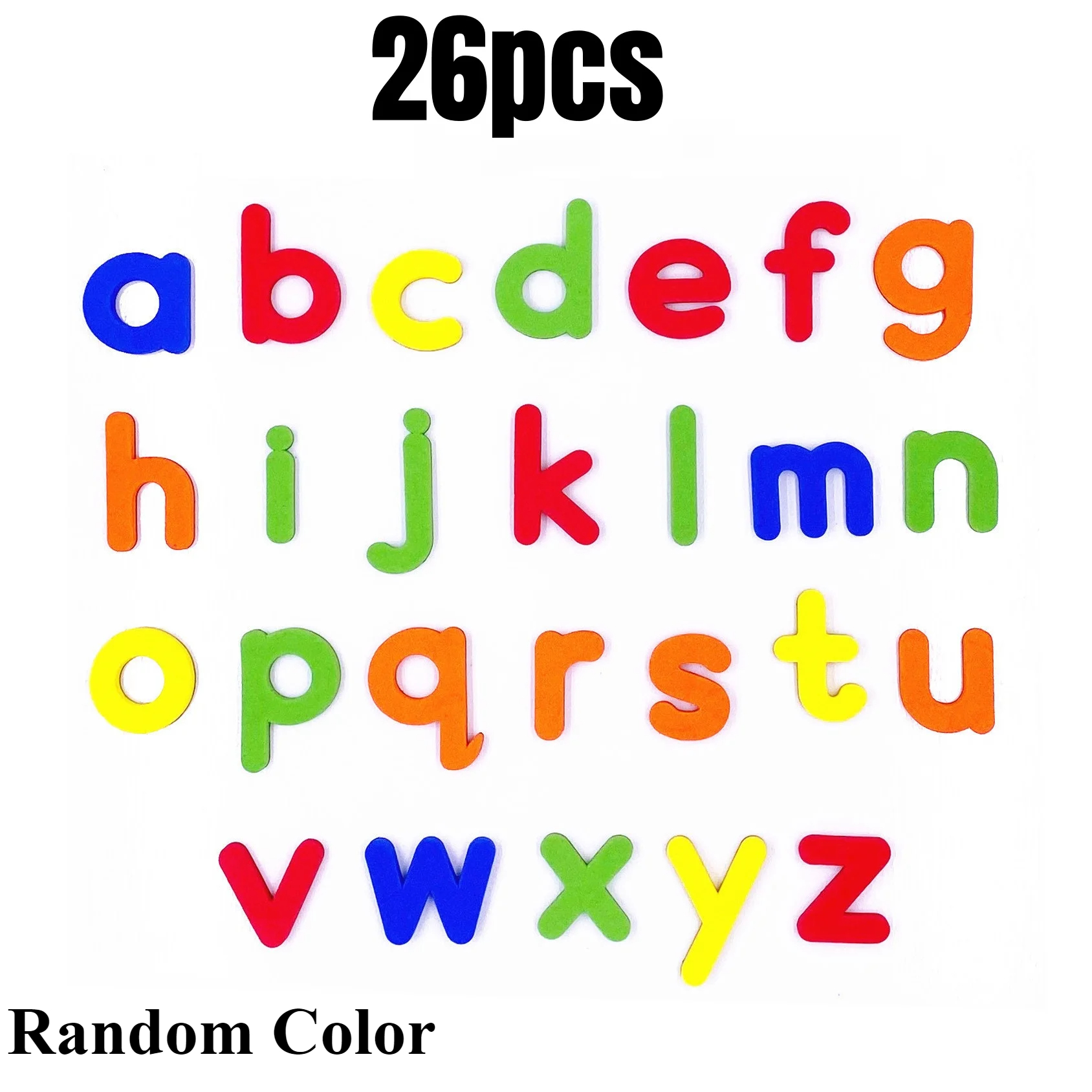 Letras magnéticas números alfabeto ABC 123 imanes de nevera plástico educativo preescolar juguete de aprendizaje conjunto mayúsculas matemáticas minúsculas