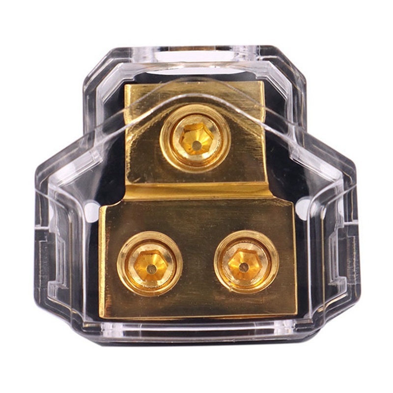 2x Audio- verstärker Strom verteilungs Block 1 in 2 aus dem Weg Strom Boden verteiler blockiert Auto verstärker Audio- Splitter: Ursprünglich Titel