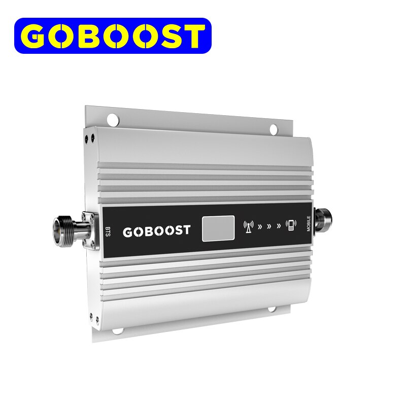 GOBOOST 4g Gsm Signal Booster DCS 1800Mhz Repeater Led Dispaly Celluar Amplifier with Power Supply Russia