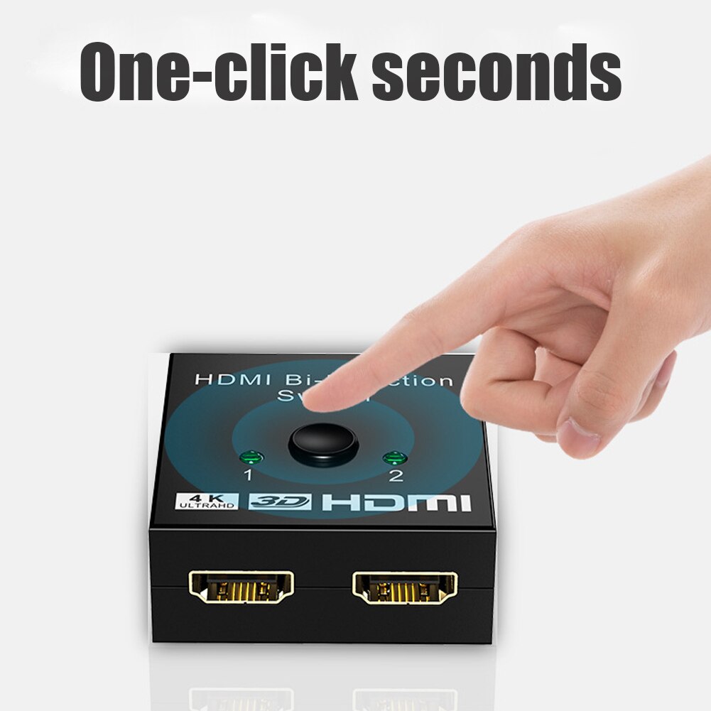 Hdmi hdtv switch switcher splitter bi-direction hub switch support 4k high-definition und