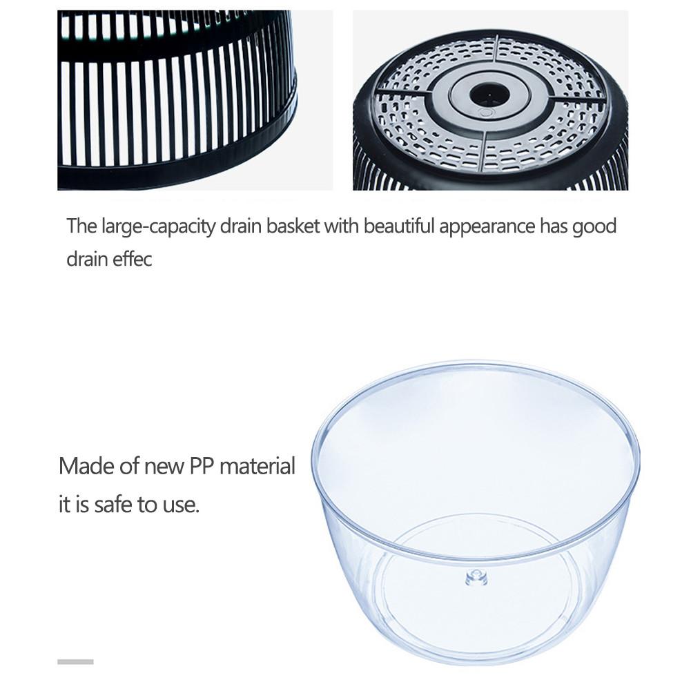 Deshidratador de verduras, accesorio de cocina, versátil, giratorio para ensaladas, lavabo de frutas, cesta de drenaje, Gadget Mutfak Malzemeleri